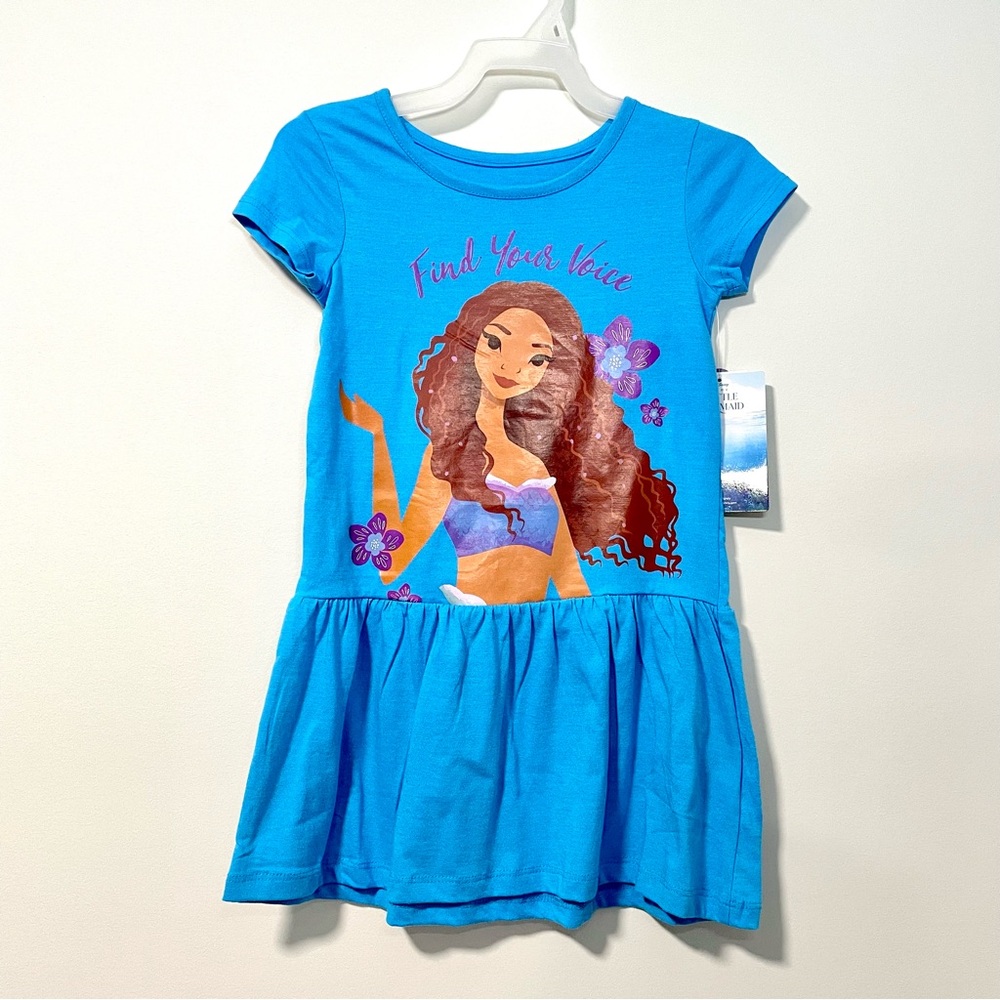 🟣2/$20 NEW The Little Mermaid Ariel Princess Find Your Voice Dress (size XS & M)